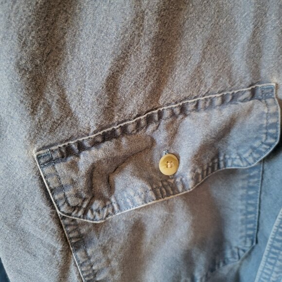 LL Bean men's denim shirt - Picture 5 of 6